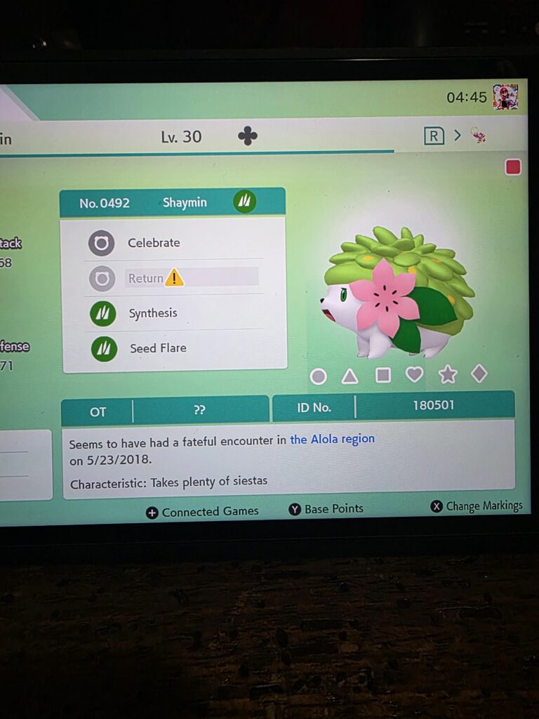 Shaymin OT ??