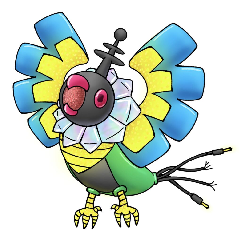 Designed a future paradox version of Chatot!
