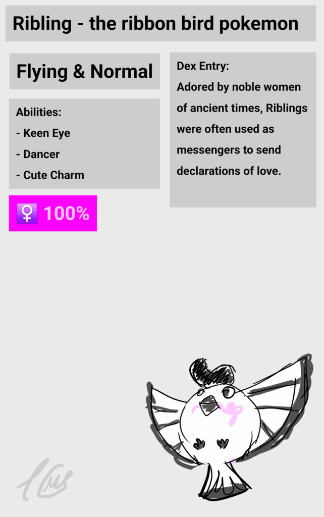 My First Serious Attempt at Making Fakemon