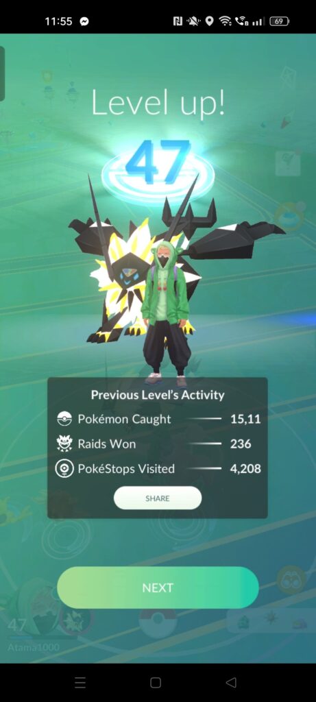 Level Up Bug
