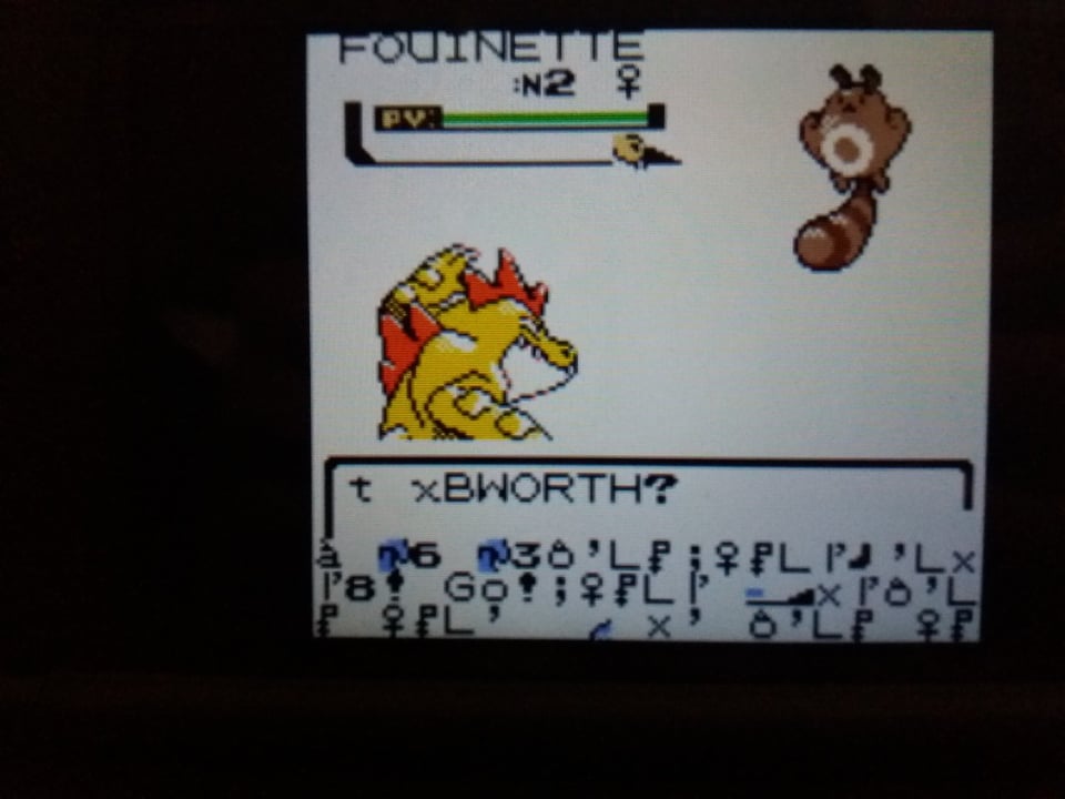 Yellow Feraligatr glitch