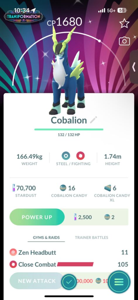 Man… this whole reward ladder was such a flop for me but it at least ended with a Shiny background Cobalion