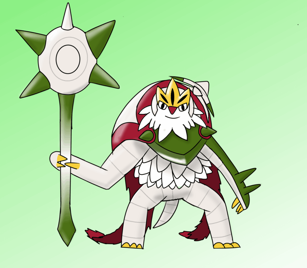 My first ever pokemon got a mega. of course I had to draw it