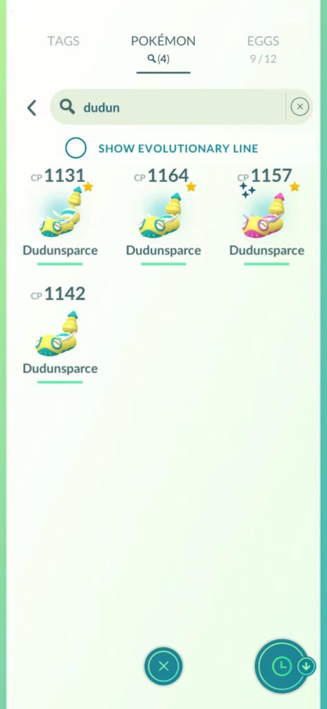 How many evolutions did it take you