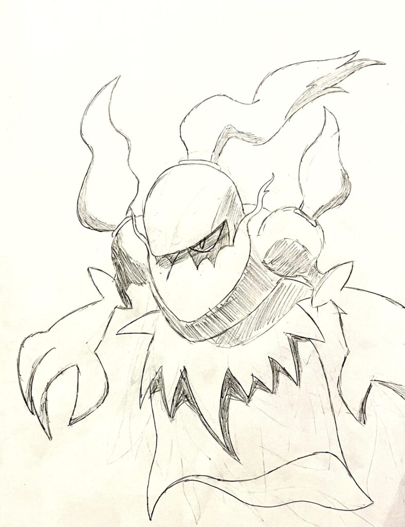 Mega Darkrai Idea (Rough Sketch)