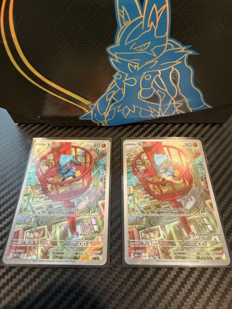 Is it normal to receive two PC stamped promos from one ETB?