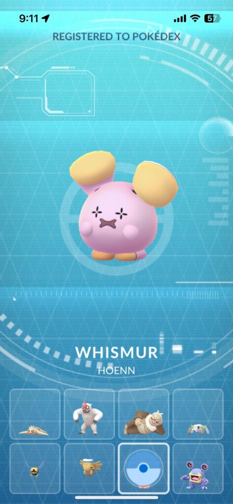 Why did Whimsur register to my Pokédex when I’ve caught over 200 of him?