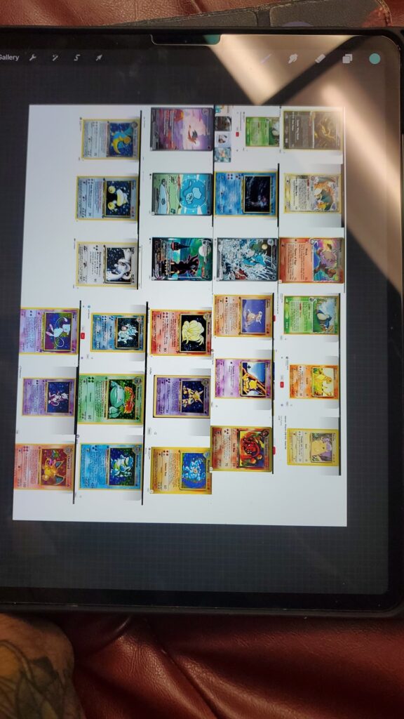 Pokemon cards turned into canvas paintings?!