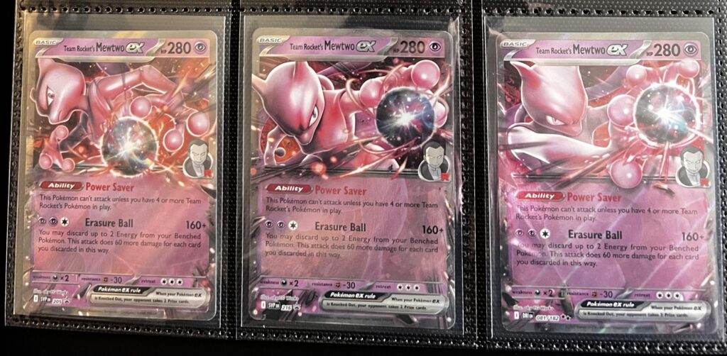 Got all 3 Team Rocket Mewtwo’s 😁