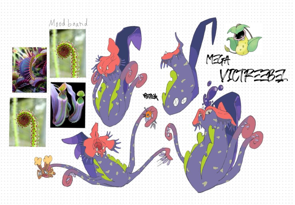 Mega Victreebel I designed last May