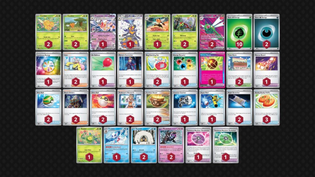 Critique my first Combee/Vespiquen focus deck, please