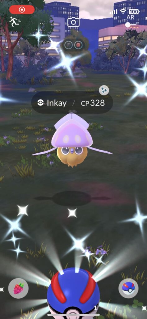 I caught a shiny Inkay this morning! Is he rare?