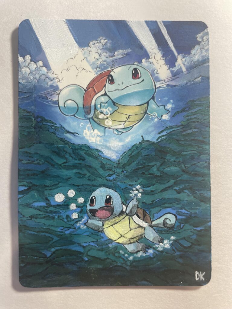 Painted Squirtle card