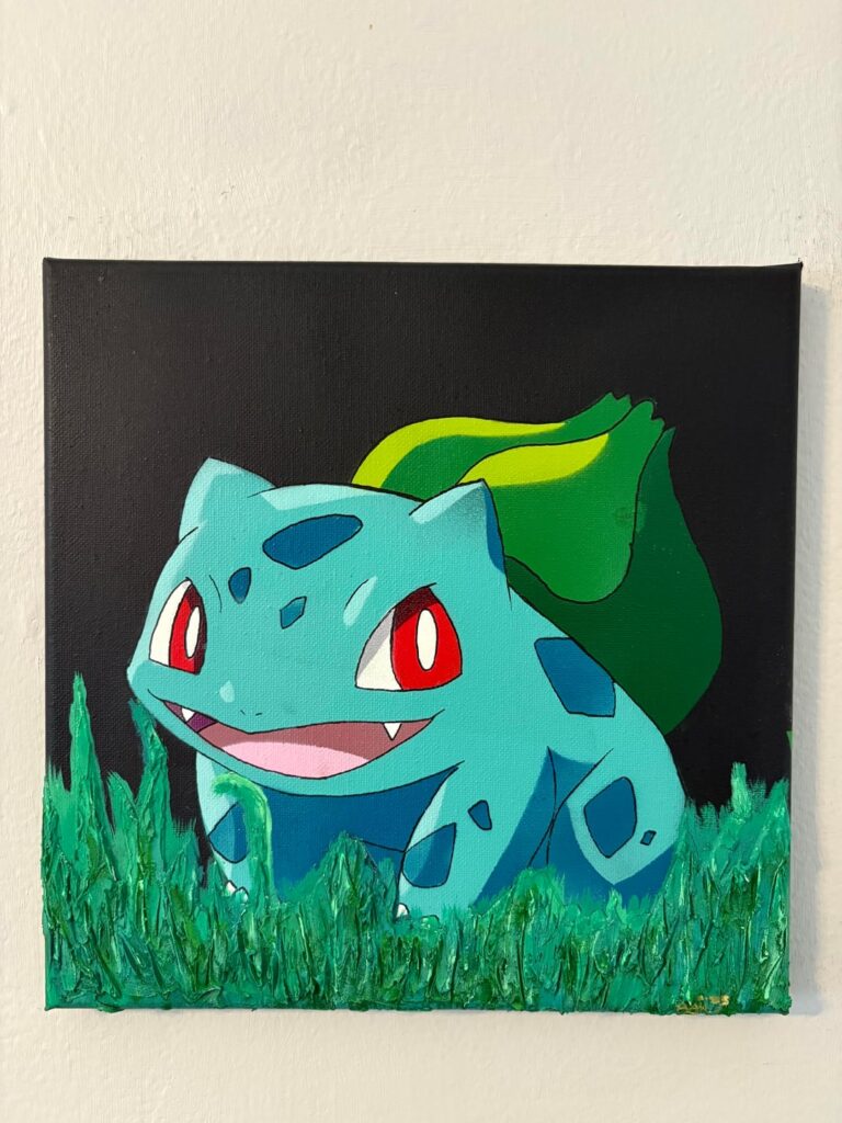 Textured Bulbasaur evolutions