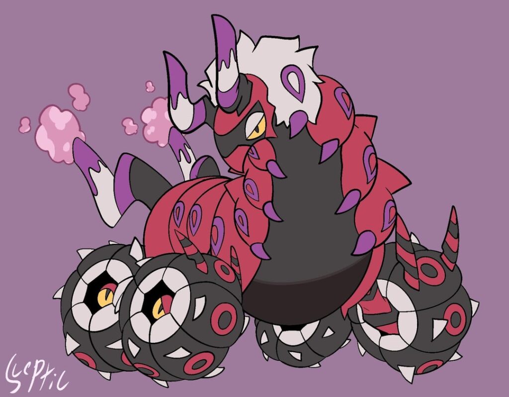 Mega Scolipede I designed based off a funny tweet