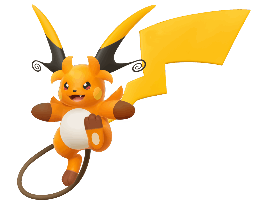 I combined my favourite parts of the Raichu megas into a single mon