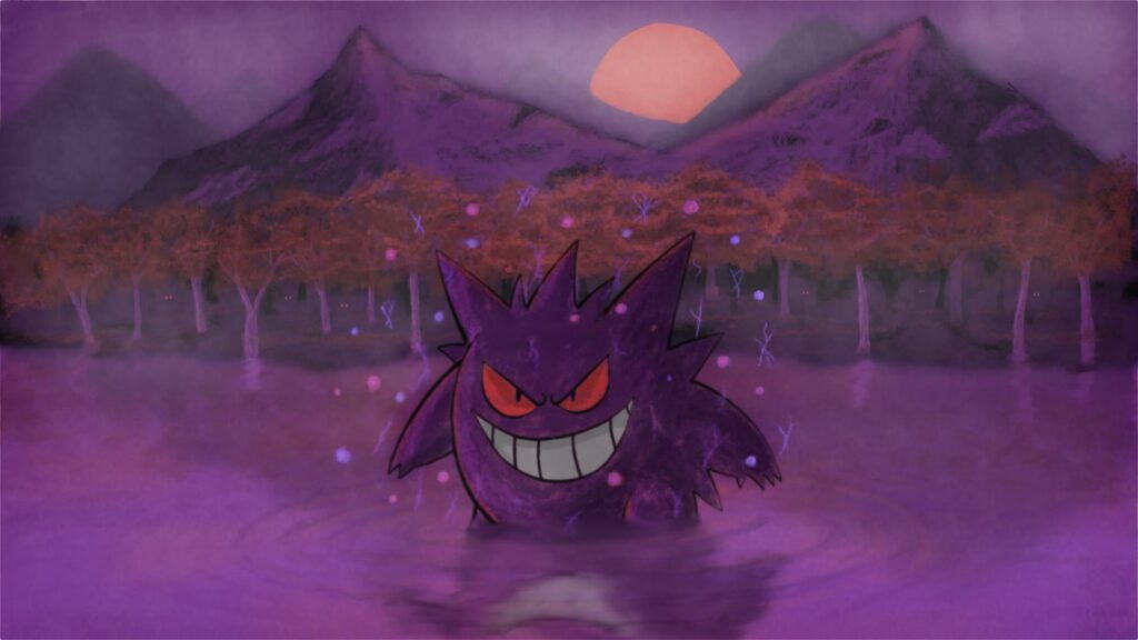 #3 Gengar (continuing my “Draw 151 pokemon” challenge)
