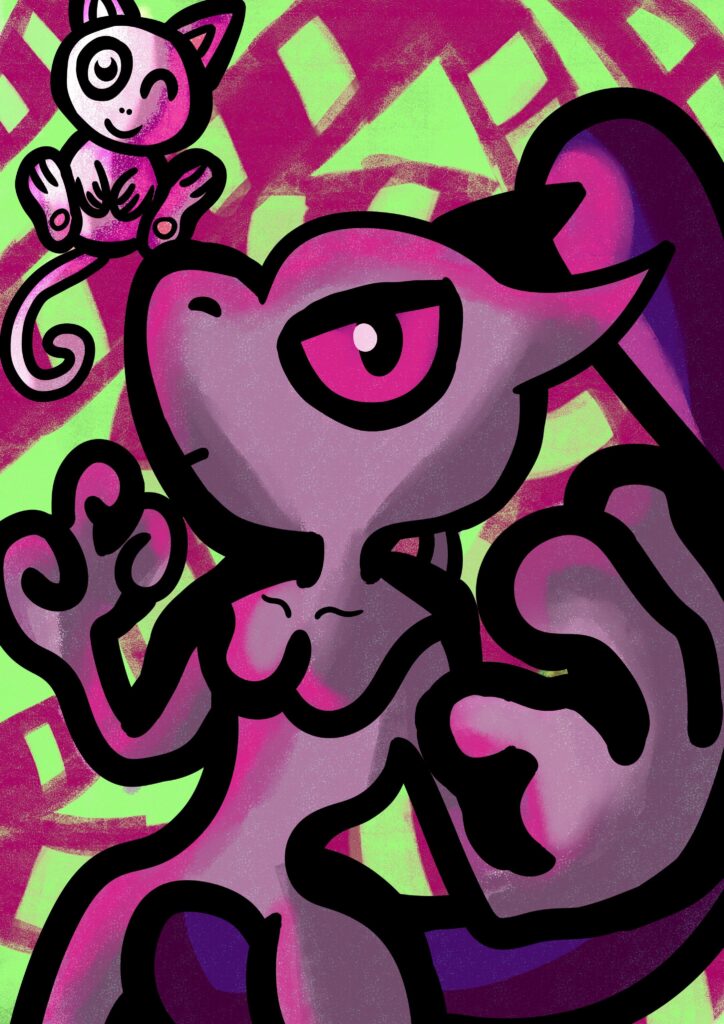 Mew e Mewtwo