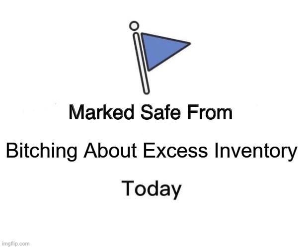 Hot tip: there's a delete button on each of your items in inventory