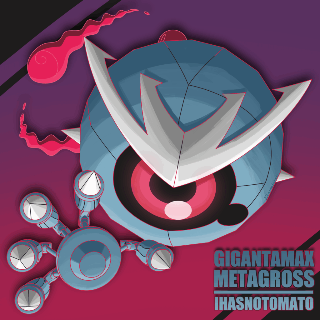 Had a dream of a Gigantamax Metagross so I had to draw it!