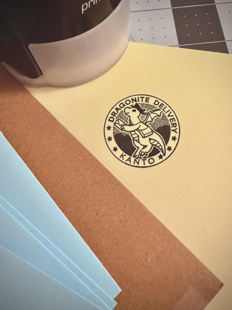 I drew & got this made into a stamp for my envelopes ☺️