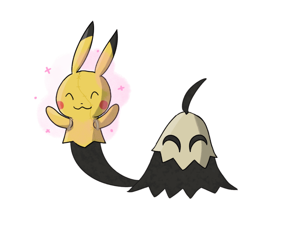 my idea for a mimikyu evo