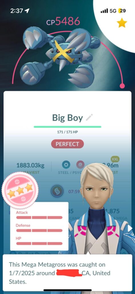Perfect Mega Mega Metagross