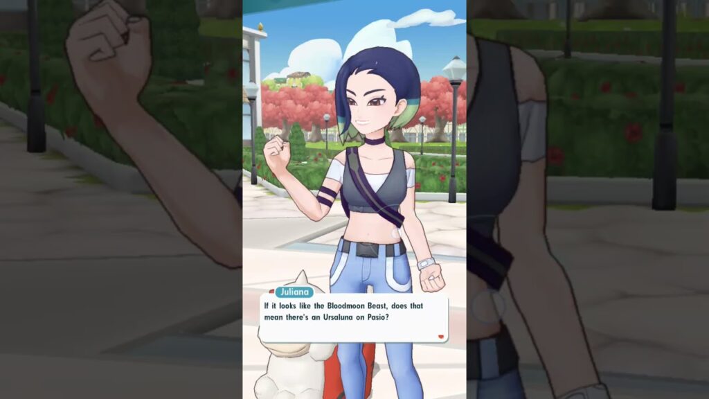 Perrin, Arezu, and Mai Investigate Ursaluna Sightings! #pokemonmasters #perrin #arezu #mai #ursaluna
