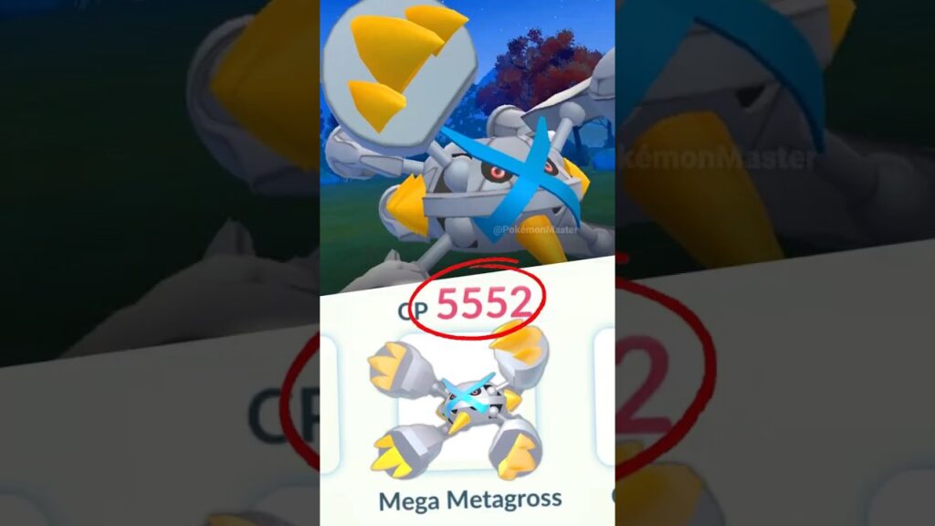 1.2 hp Mega Metagross vs lvl 50 grunt in Pokemon GO
