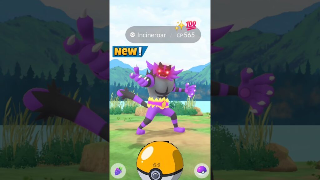 Getting Lucky With Wild Incineroar in Pokemon GO