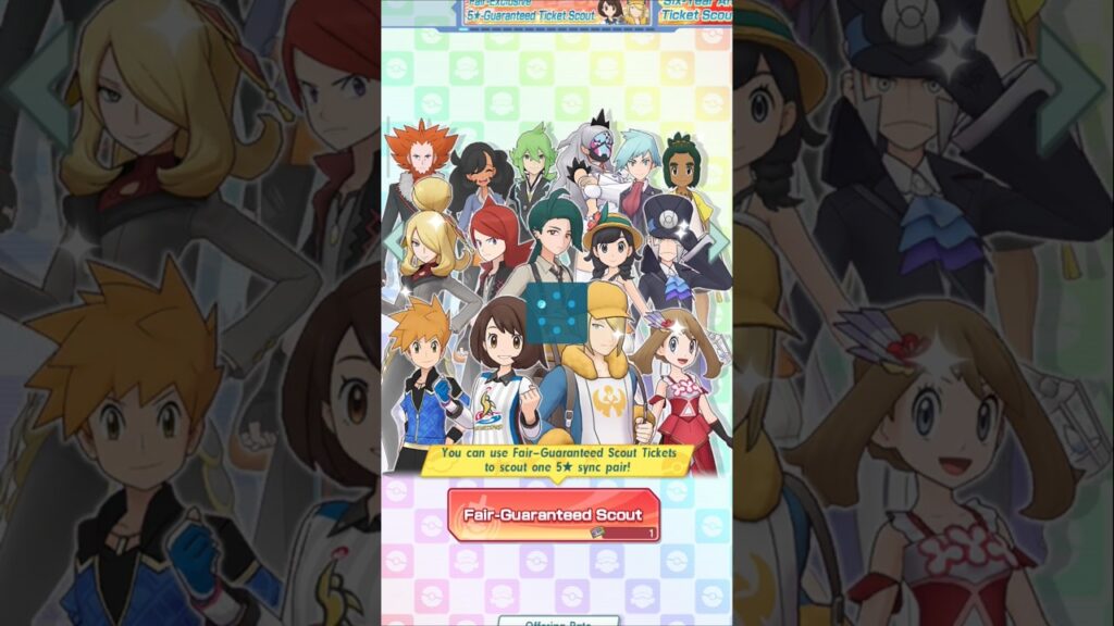 5 Star Guaranteed Scout | Pokemon Masters EX | #pokemon #pokemonmasterex #pokemonmaster