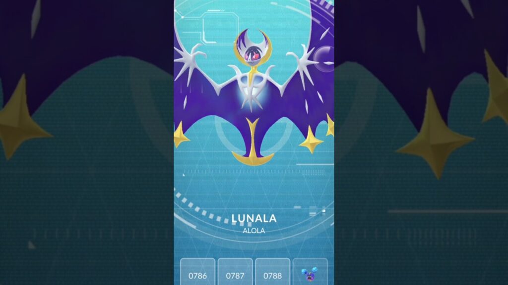 finally got my lunala in Pokemon go! #pokemongo #lunala
