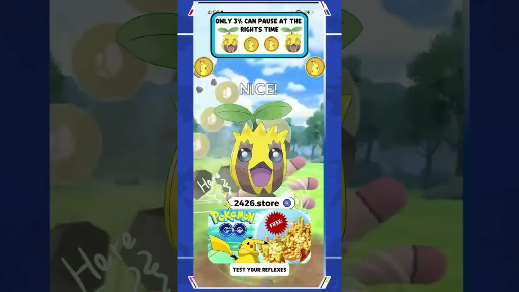 Free PokeCoins Pokemon GO pure F2P 90s #PokemonGO #Safe #FreePokeCoins #Shorts #2025