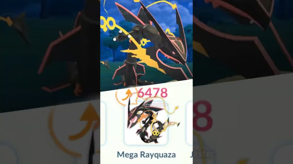 1.1 Mega Rayquaza vs High cp grunt In Pokemon GO