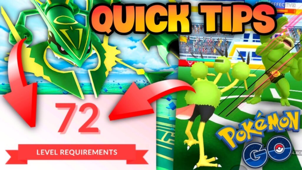 *LEVEL 71 QUICK TIPS 200 SUPER EFFECTIVE IN MINUTES & MEGA RAYQUAZA FOR STARDUST* Pokemon GO news