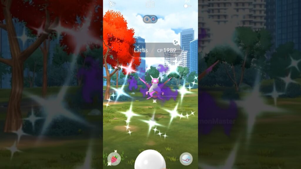 When I got Shadow Shiny Latias in Pokemon GO