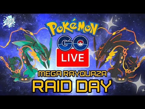 Hosting Mega Rayquaza Raids Live | Pokemon GO Raid Day