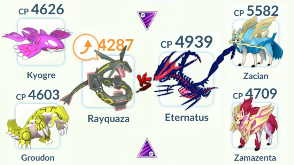 LeveL 50 (WEATHER Trio vs COMBAT Trio) in Pokemon GO Battle League.
