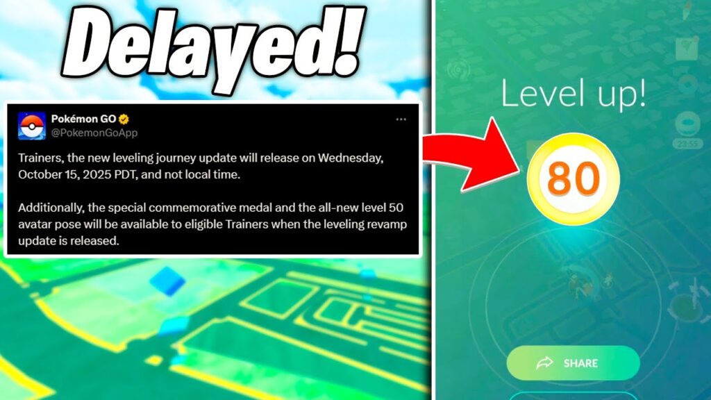 LEVEL 80 UPDATE DELAYED IN POKEMON GO! Update Time Revealed / Get Ready!