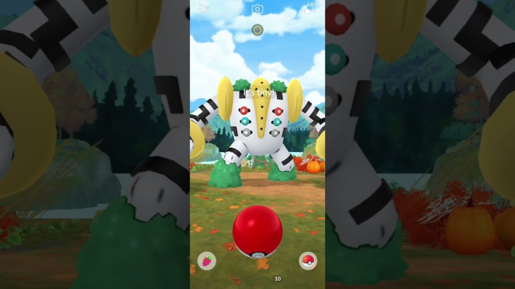 Regigigas in wild in pokemon go