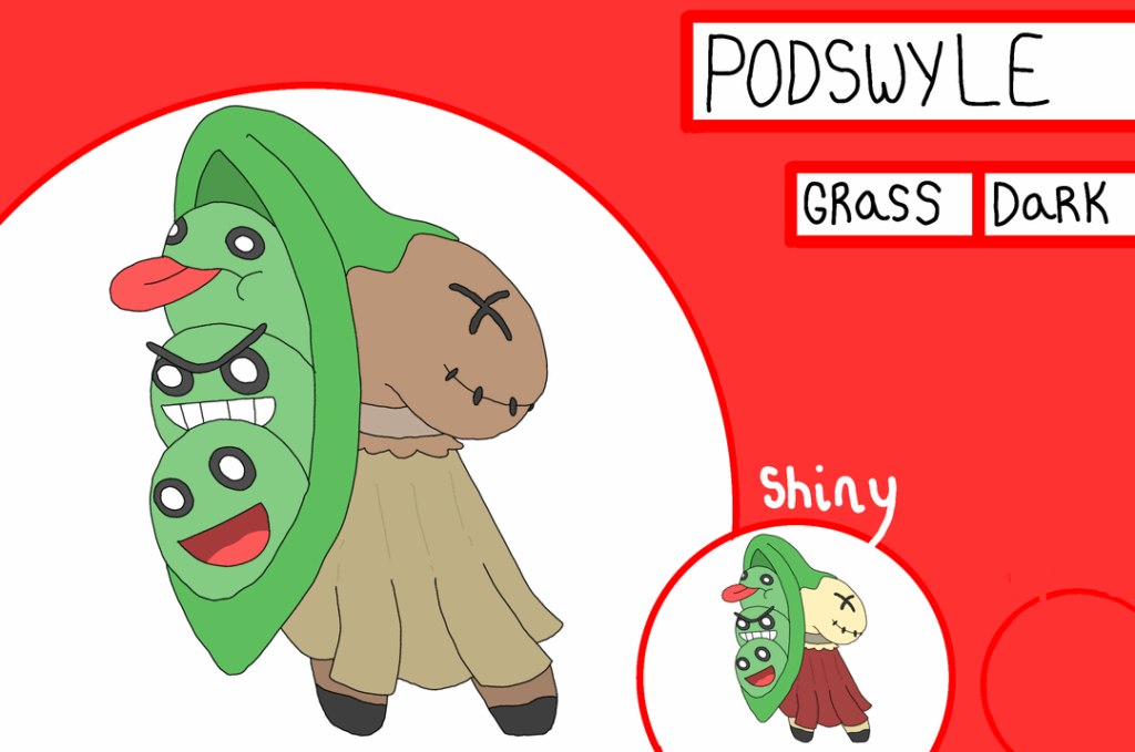 To the South of Kapakapa City, the player can head through the Rolling Fields, the largest farmland of the Tamago Isles... and home to these two rivals, locked in an eternal ordeal! Meet Podswyle, the Scarecrow, and Microptor, the crows it scares!