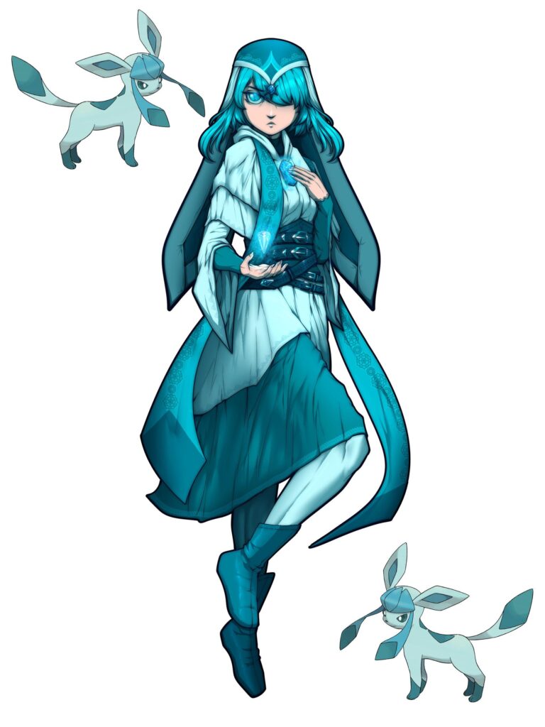 (OC) Glaceon Cleric by Legendlore (me)