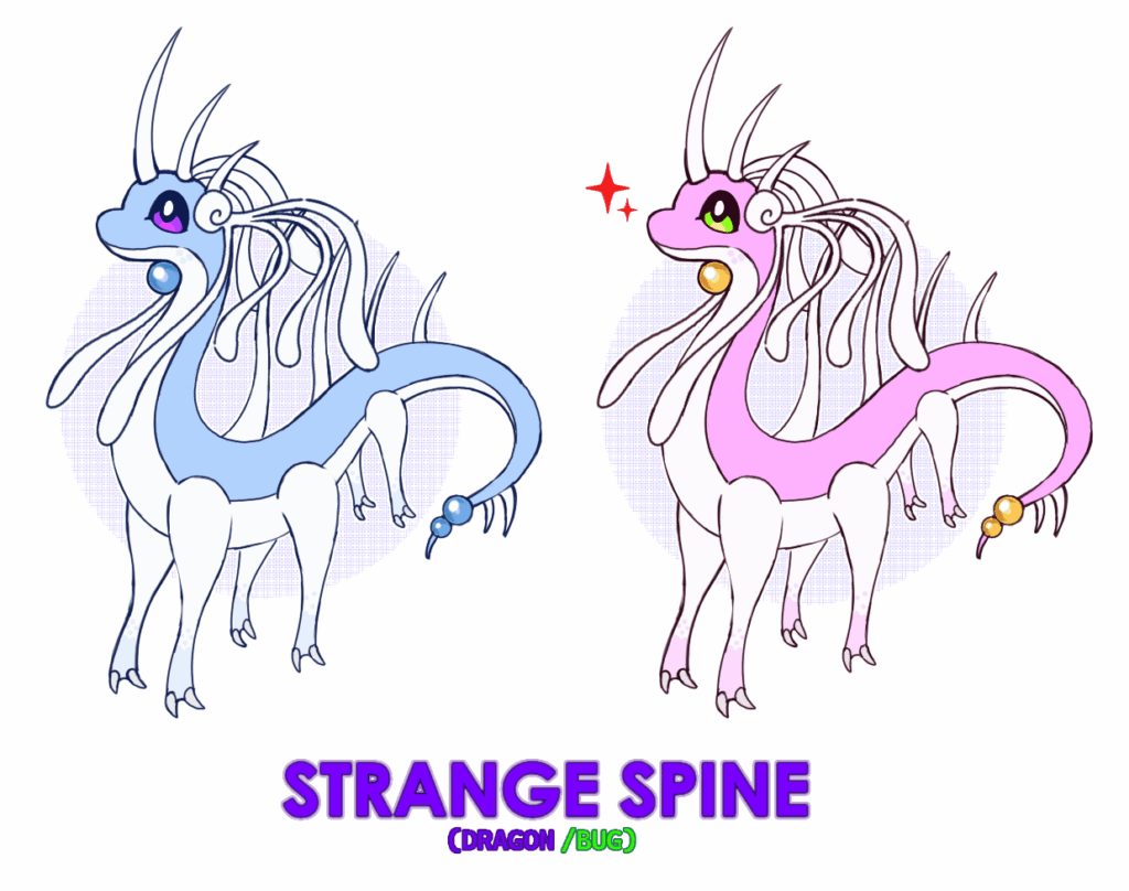 Paradox Dragonair Inspired by Hallucigenia "Strange Spines" [OC]