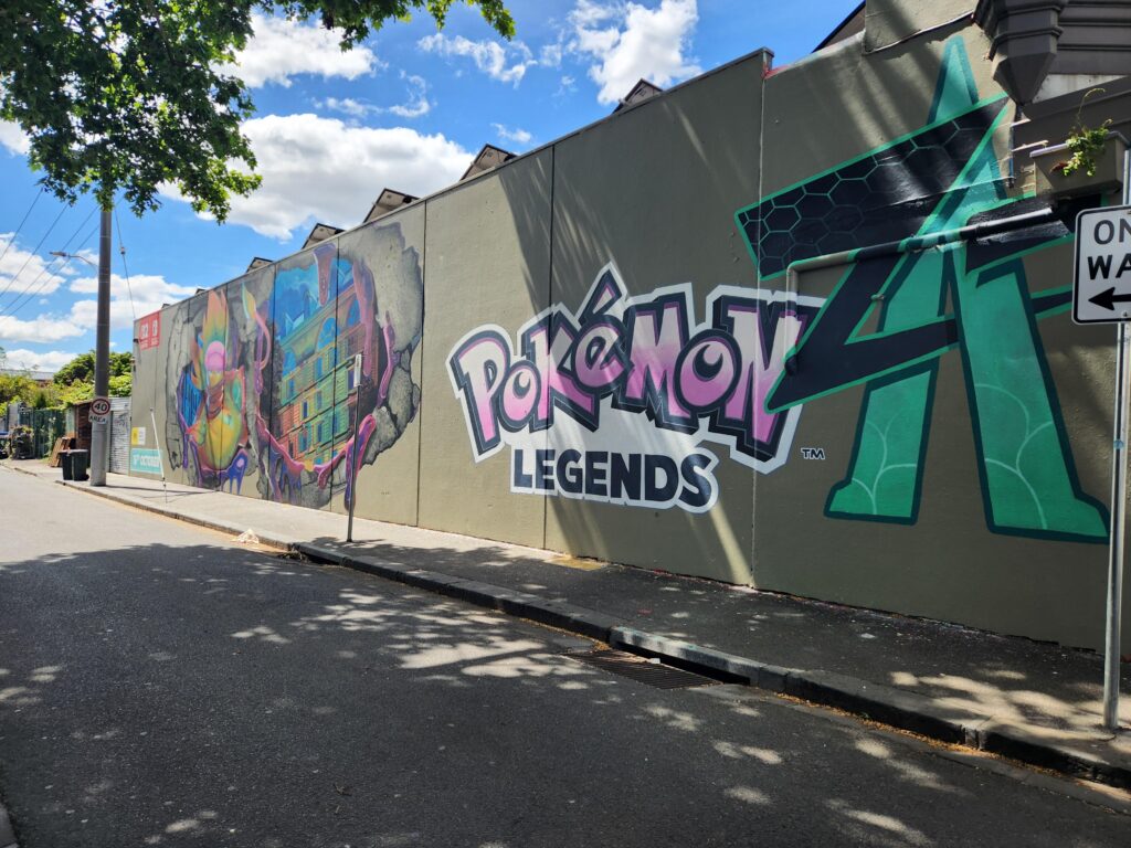 Pokémon legends za mural in richmond