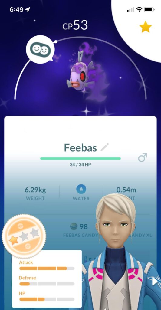 Do I bother evolving this Shadow Shiny Feebas