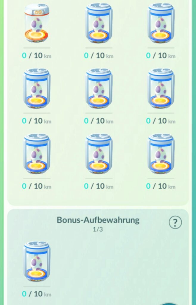This is getting redicoulus - 3 non-10km eggs in between last full-10km-set