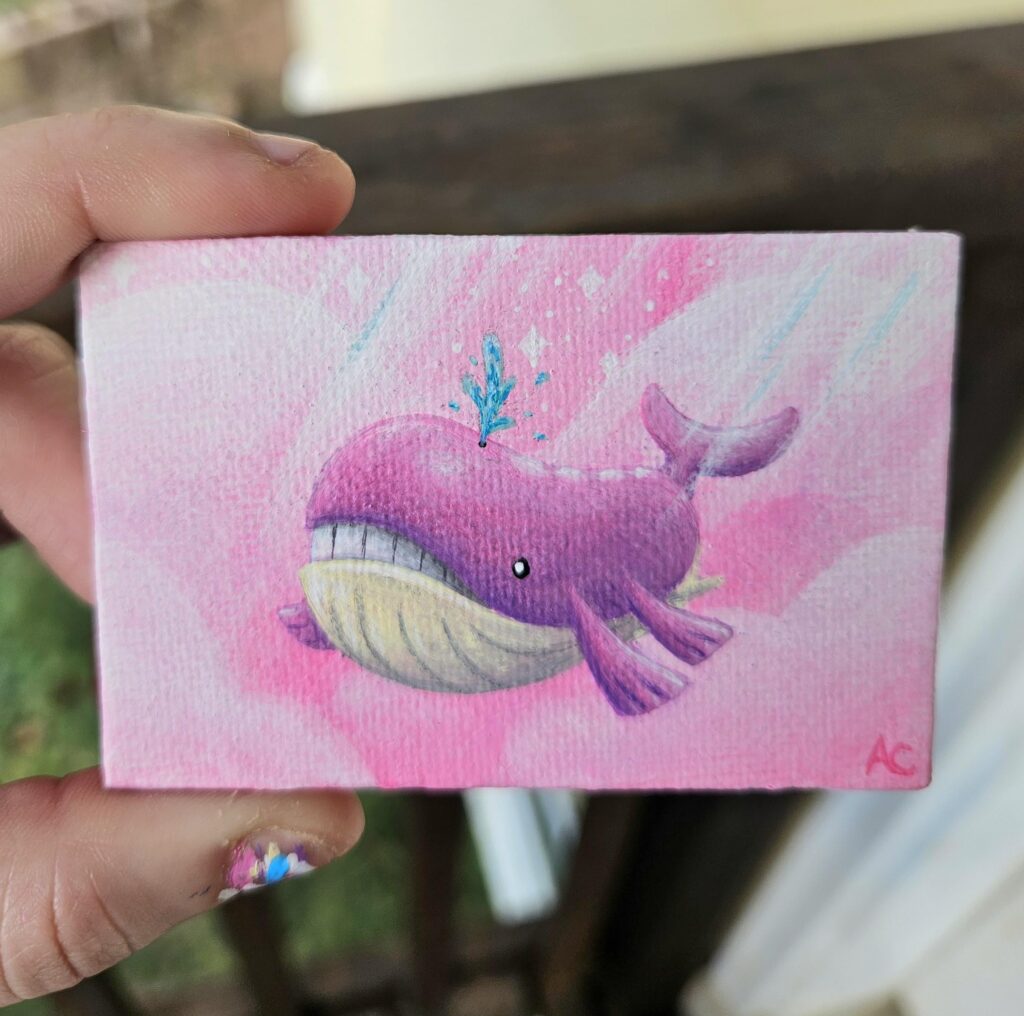 Oh? Tiny floating Wailmer evolved! (OC)