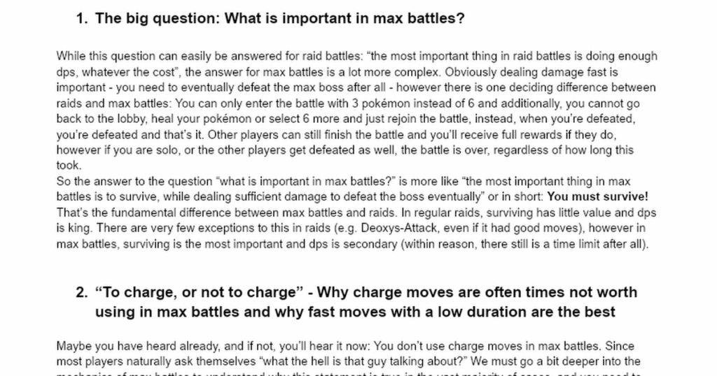Max Battles for Dunsparces - An Indepth Guide about Max-Battles
