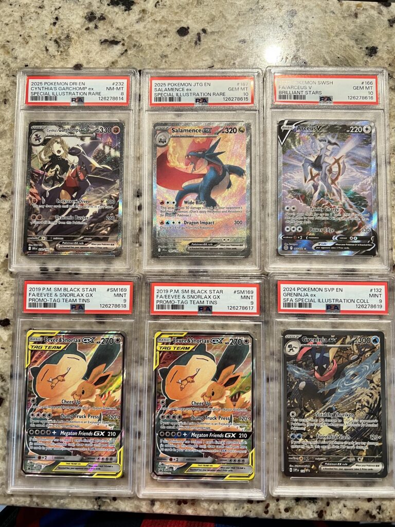 My first PSA submissions arrived