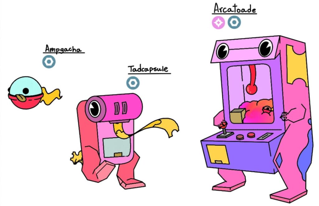 Introducing the Ampgacha line! Based on Gacha and Claw machines! Thoughts?